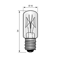 Vezalux Indicatie- en signaleringslamp Miniatuur gloeilamp